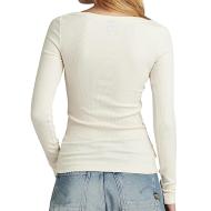 T-shirt Écru Femme G-Star Scoop vue 2