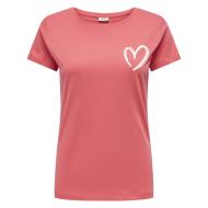 T-shirt Rose Vif Femme JDY Smoke