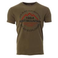 T-shirt Kaki Homme Best Mountain 2005