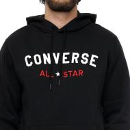 Sweat à capuche Noir Homme Converse Center vue 3