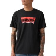 Camiseta negra/roja para hombre Levi's Tees 22491 barato