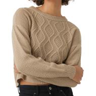 Pull Beige Femme Vero Moda Malva pas cher