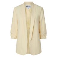 Blazer Jaune Femme Pieces Bosella vue 2