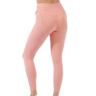Legging Rose Femme Nike Yoga vue 2