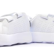 Baskets Blanches/Noir Garçon/Fille bébé Adidas Advantage vue 7
