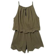 Combi-Short Kaki Fille Teddy Smith Cavano vue 2