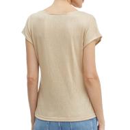T-shirt Beige Femme Morgan Fantaisie 241 DAGA vue 2