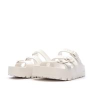 Sandales Blanches Femme Birkenstock Florida vue 6