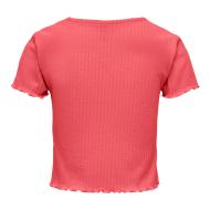 T-shirt Rouge Fille Only Nella vue 2