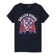 T-shirt Noir à Motifs Fille Name it Berte