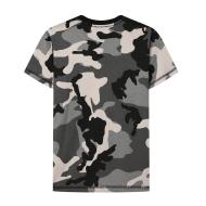T-shirt Camouflage Gris Diesel Maglietta vue 2