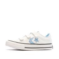 Baskets Blanches/Bleu Garçon Converse Star Player 76 Easy