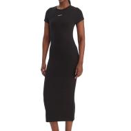 Robe Noire Femme Tommy Hilfiger Tjw Script pas cher