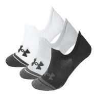 Lot de 3 Paires de Chaussettes Noir/Blanc/Gris Mixte Under Armour Ua Performance Tech 3 pas cher