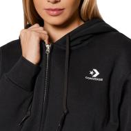 Sweat à Capuche Noir Femme Converse Star Chevron vue 3