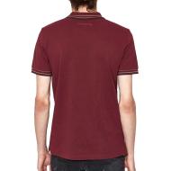 Polo Rouge Homme Teddy Smith Pasian vue 2