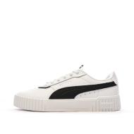 Baskets Blanches/Noires Femme Puma Carina 2.0 pas cher