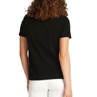 T-Shirt Noir Femme Calvin Klein Jeans Shadow Graphic vue 2
