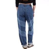 Jean Droit Bleu Femme Kaporal DUDEH vue 2