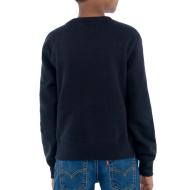 Sudadera negra para niño Levi's, corte recto con mangas batwing ver 2