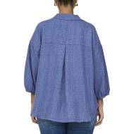 Chemise Bleu Femme Only Carmakoma Katie vue 2