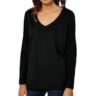 T-shirt Manches Longues Noir Femme Kaporal 23