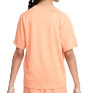 T-Shirt Orange Corail Fille Nike Running vue 2