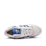 Baskets Blanc/Bleu Femme Adidas Forum Bold Stripes vue 4