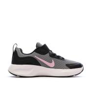 Baskets Grise/Rose Fille Nike Wearallday vue 2