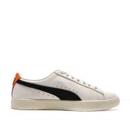 Baskets Blanches/Noires Homme Puma Clyde Base vue 2