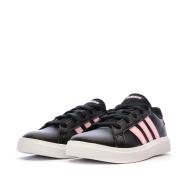 Baskets Noir/Rose Fille/ Femme Adidas Grand Court 2.0 K vue 6
