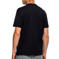 T-Shirt Noir Homme Calvin Klein Jeans Ss 30s Eu Crest vue 2