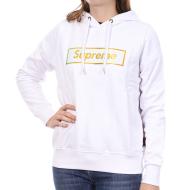 Sweat à capuche Blanc Femme Supreme Grip Inga