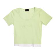 Crop Top Vert Femme Project X Paris F221125 pas cher