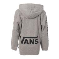Sweat Gris Garçon Vans Logo Fleece Hoodie Heather vue 2