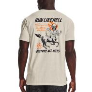 T-Shirt Beige Homme Under Armour Destroy vue 2