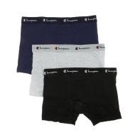 X3 Boxers Marine/Gris/Noir Homme Champion Trunks pas cher