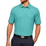 Polo Turquoise Homme Under Armour Scramble pas cher