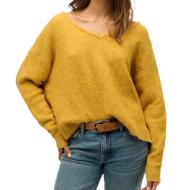 Pull Jaune Femme Superdry Oversized