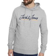 Sweat à Capuche Gris Homme Jack & Jones Upscale pas cher