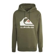 Sudadera de color caqui para hombre Quiksilver Biglogohood