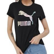 T-shirt Noir Femme Puma Crystal pas cher