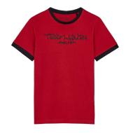 T-shirt Rouge/Marine Garçon Teddy Smith Ticlass3 pas cher