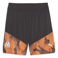 OM Short Foot Noir/Orange Homme Puma Om Training 2024/2025 pas cher