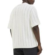Polo Blanc Homme Jack & Jones Paros Knit vue 2