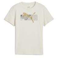 T-Shirt Blanc Garçon Puma Holiday pas cher
