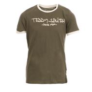 T-shirt Kaki Garçon Teddy Smith Ticlass3