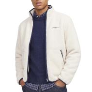 Veste Polaire Sherpa Écru Homme Jack & Jones Teddy