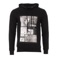 Sweat à capuche Noir Homme Nasa MARS05H