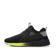 Baskets Noires/Jaunes Fille Kappa San Puerto Laces